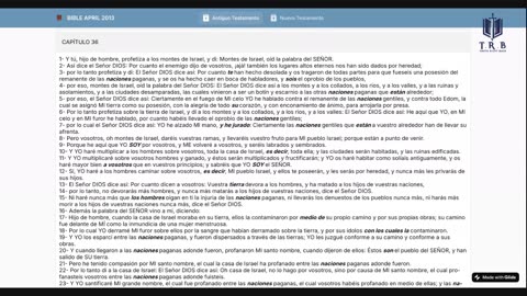 En busca de la verdad: Ezequiel 35-36 en la Reina Valera RSS