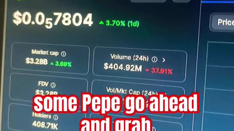 pepe crypto news today price prediction #fyp