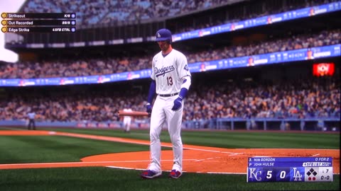 MLB The Show: Kansas City Royals vs Los Angeles Dodgers (S24 G74)