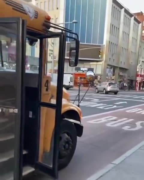 Raging nog bus driver