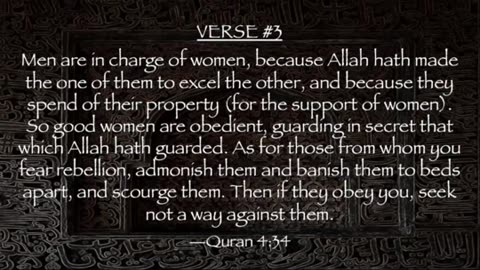 Surah 4:34 Allows Domestic Abuse