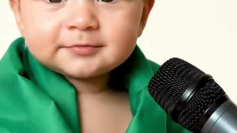 Shy Baby Interviewed with Microphone 😂🇳🇬 | Cute & Funny Baby Moments