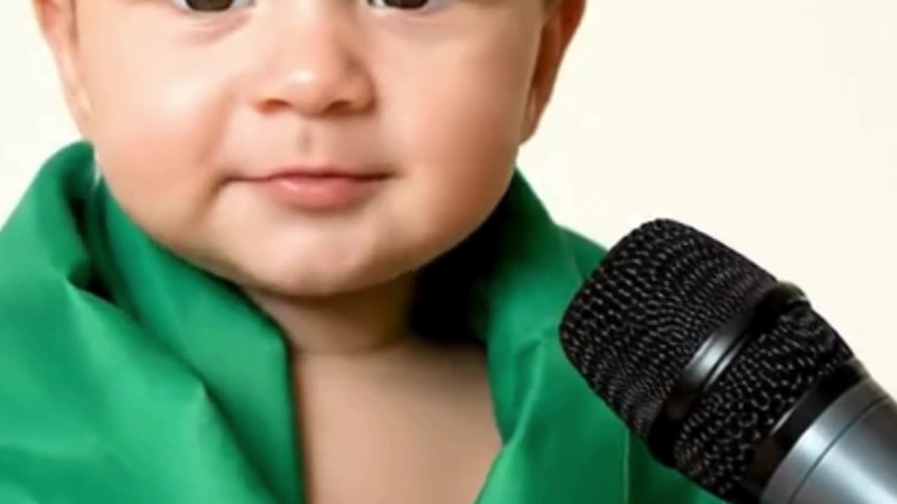 Shy Baby Interviewed with Microphone 😂🇳🇬 | Cute & Funny Baby Moments