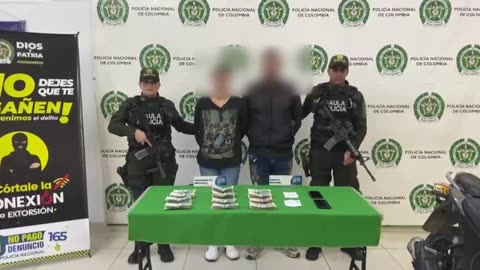 Capturados por extorsión en Bucaramanga