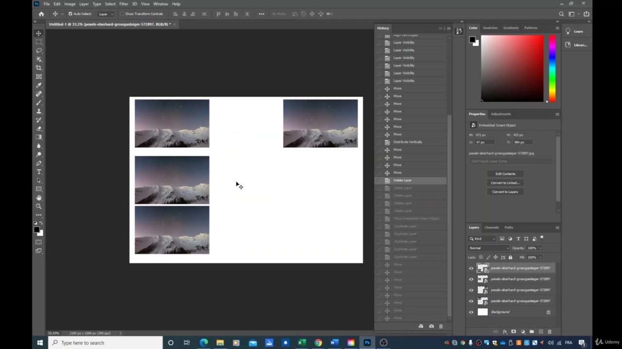 Adobe Photoshop CC-Basic Photoshop training-008 Working with layers Part 2