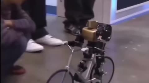 Robot Riding A Bike