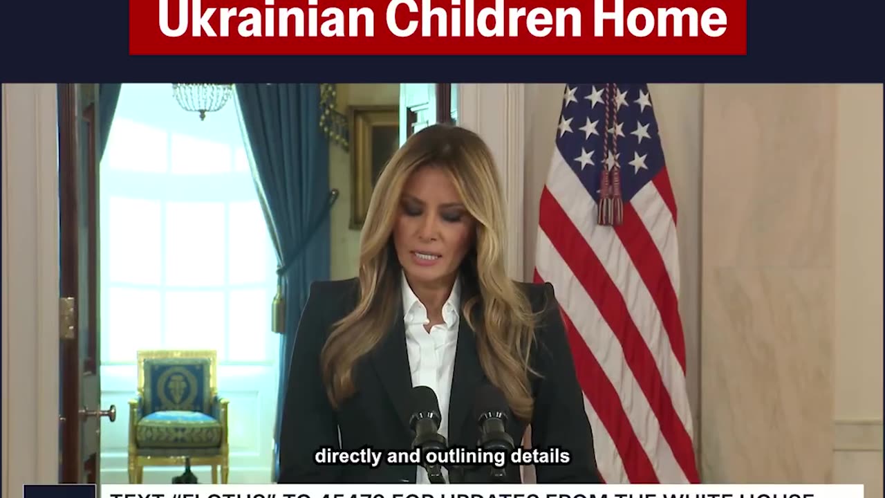 🟢 WATCH: Melania Trump Makes Surprise Address To The Nation