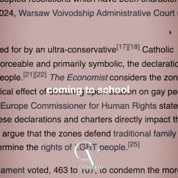 LGBTQ cuIt members are NOT allowed in schools in Poland..