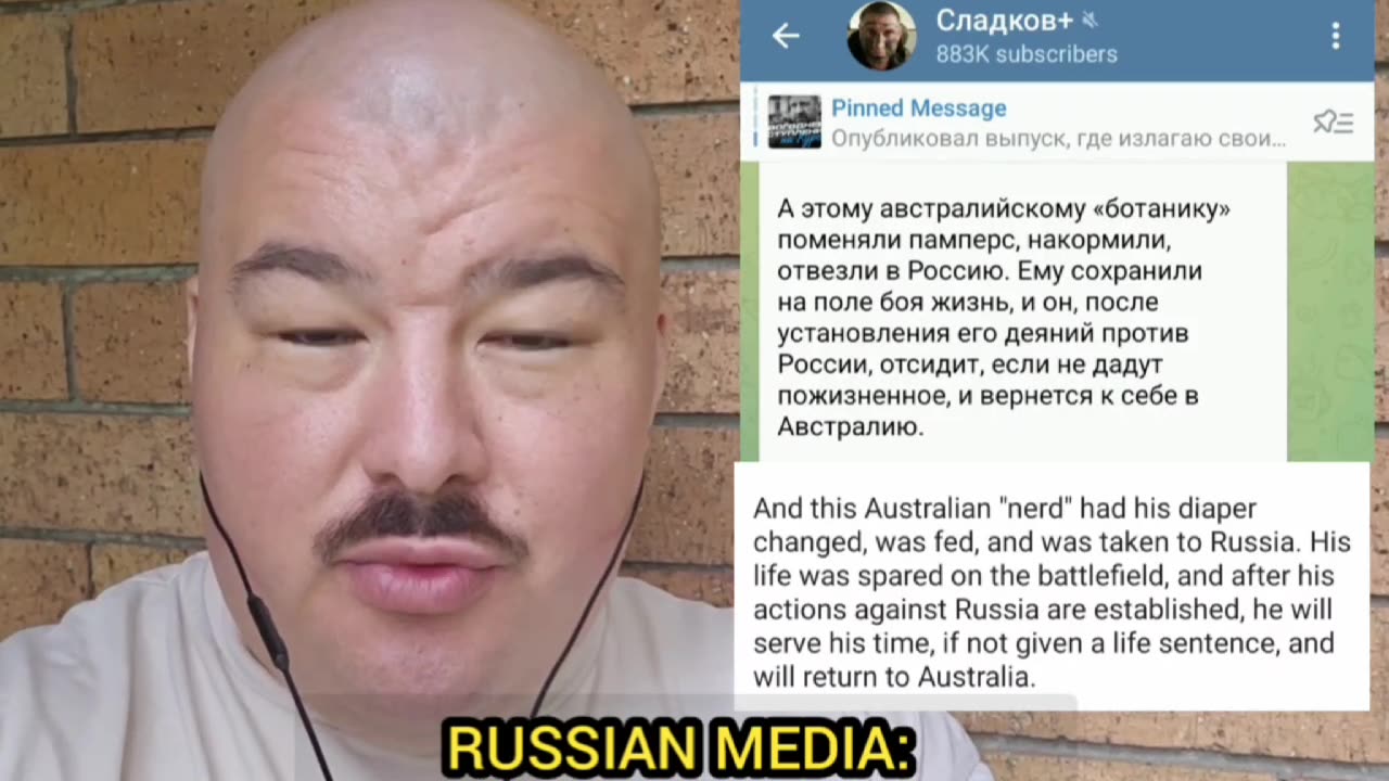 Breaking: Captured Australian Mercenary Oscar Jenkins Is Alive!
