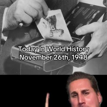 THE HISTORIC MOMENT OF NOVEMBER 26th, 1948