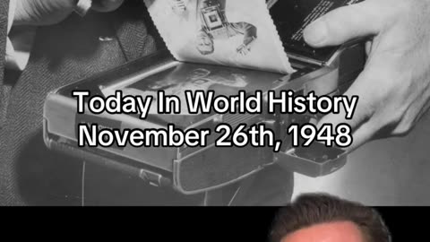 THE HISTORIC MOMENT OF NOVEMBER 26th, 1948