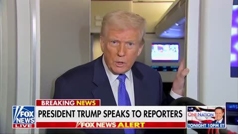 Fake News: *asks stupid question* POTUS: "Who are you with?"