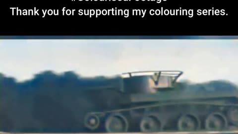 Record-Breaking Tank Jump Captured on Film #ColourisedHistory