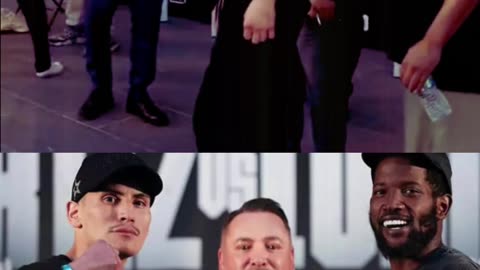 Erickson Lubin & Vergil Ortiz both READY at the WEIGH IN.