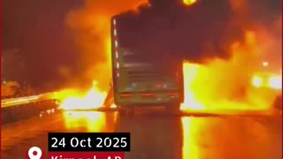 Drunken Ride Turns Deadly: Kurnool Bus Fire Kills 20 After Bike Crash