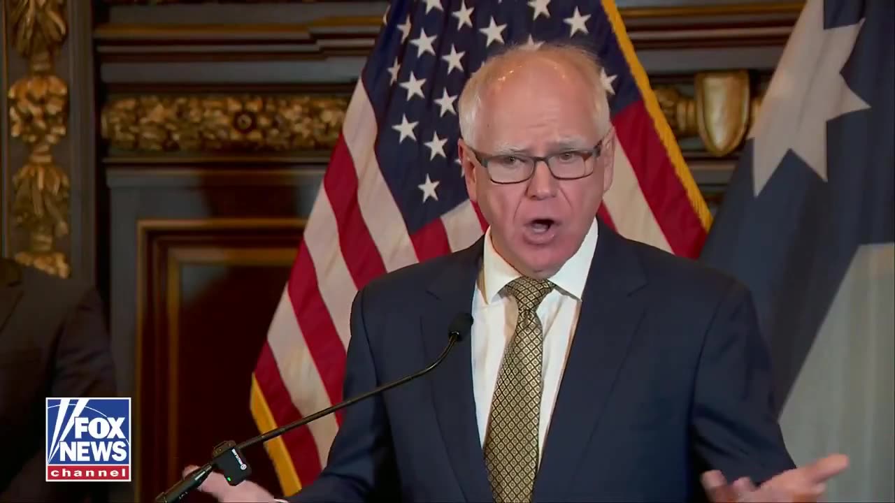Tim Walz Pivots To Talking About White Men When Pressed About Somalis Crimes