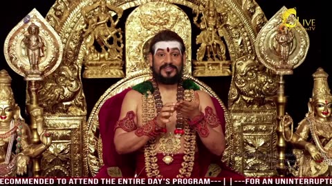 Witness the Divine Presence: Live Darshan of Bhagavan Nithyananda