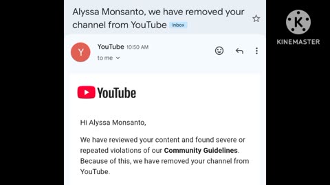 Dj Alyssa Monsanto Deleted from JewTube for the Eleventh Time