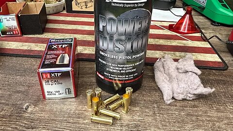 Testing .38spl +P Loads with Power Pistol, Garmin Xero C1 data, with and without lint case filler.