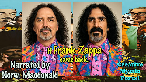 If FRANK ZAPPA came back narrated by Norm Macdonald NEVER HEARD