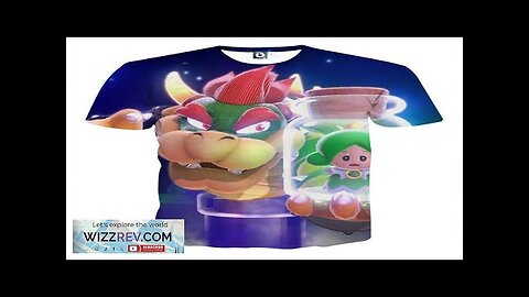 Super Mario King Koopa Bowser Evil Villain Style T-Shirt Review