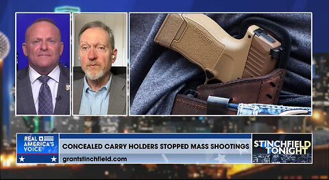 On Stinchfield Tonight on Real America’s Voice: Good Guys with Guns Stopping Active Shooters