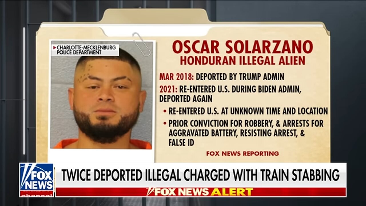 DETAILS: Suspect in Charlotte light rail stabbing ID'd as twice-deported migrant