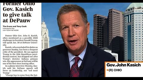 January 15, 2019 - Indy Star Notes Upcoming DePauw Visit by John Kasich