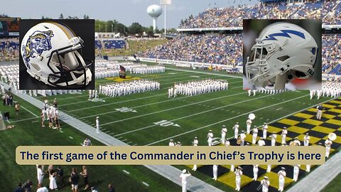Navy and Air Force face off in the first game for the Commander in Chief's Trophy