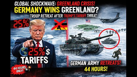 Germany BOWS After Trump’s Greenland Tariff Threat? Army’s Dramatic Retreat Within 44 Hours