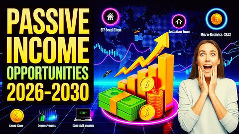 Top Passive Income Opportunities Worldwide for 2026–2030 (Future-Ready & Proven)