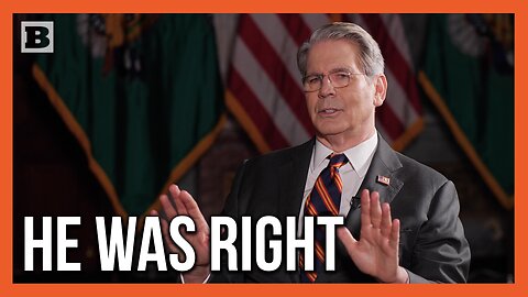 Bessent: "No One Ever Apologizes" for Being Completely Wrong About Trump's Tariffs