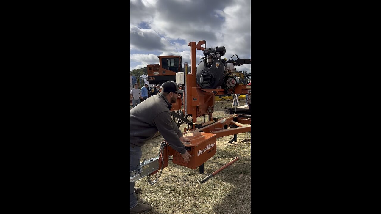 WOOD- MIZER Portable Sawmill 😳