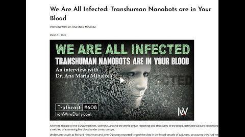 Globalists Implanting The Population With Self-Replicating Nanotech