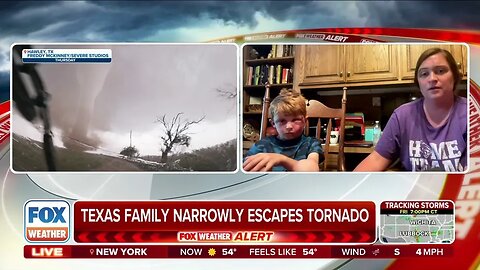 Texas family escapes unhurt as home is ravished by tornado