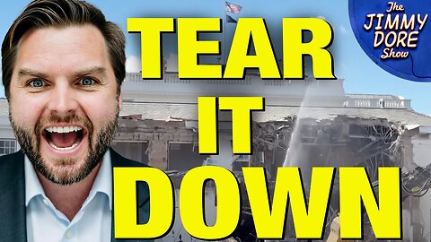JD Vance Is EXCITED To Be Destroying The White House