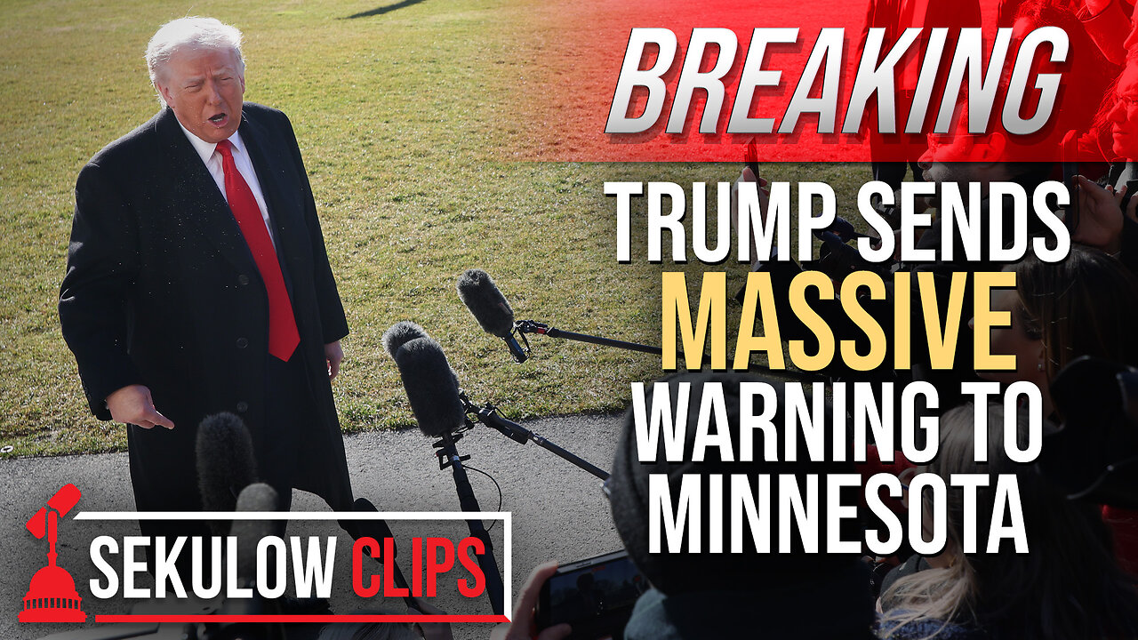 BREAKING: Trump Sends MASSIVE Warning to Minnesota