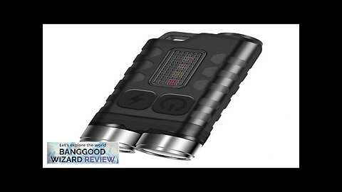 V3 Mini Keychain Flashlight Dual LED Head Type C Charging IP65 Waterproof Review