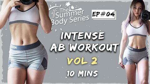 10 Min Intense Ab Workout | Flat Tummy Exercises Routine