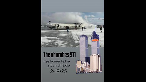 The Churches 911- Flee from evil and live or stay in sin and die.