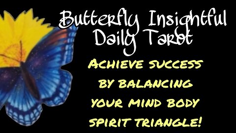 Achieve success by balancing your mind body spirit triangle! Transform! #tarotreading #shorts #love
