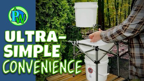 Off-Grid Woodsman Sink Setup: Cheap and Dirt Simple!