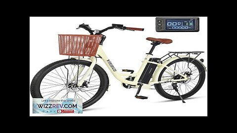 Viribus Electric Bike for Adults Women 7 Speed Step Through Electric Cruiser Review