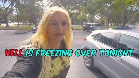 Hell Is Freezing For Over Bikini Woman I mean Florida!