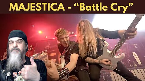 WOW - SO AWESOME! - Metal Dude*Musician (REACTION) - MAJESTICA - "Battle Cry" (OFFICIAL MUSIC VIDEO)