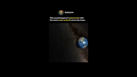 What If Earth Collided with a Black Hole of Equal Mass? 🌍🕳️ | Space Disaster Explained #shorts