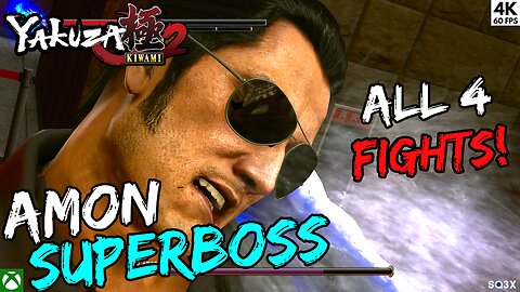 YAKUZA KIWAMI 2 🔴 ALL AMON FIGHTS (4K)