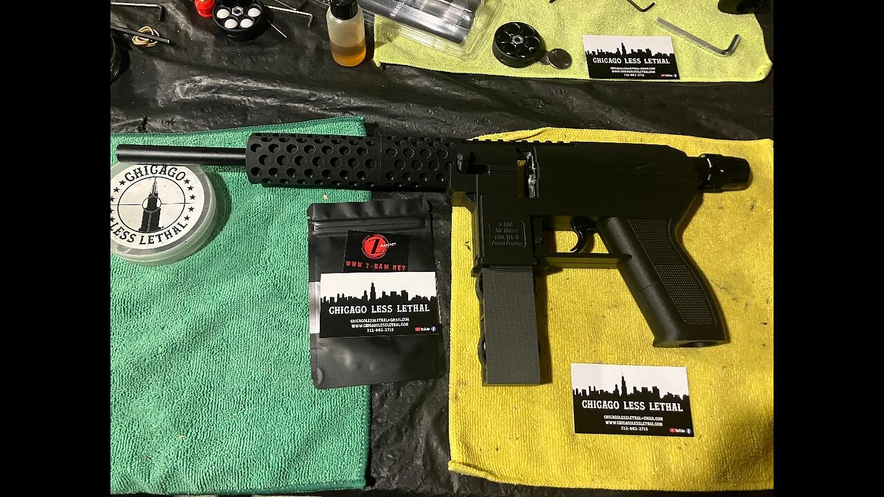 We review the Zram Tec9 kit for umarex Hdr50 / Chicago less lethal