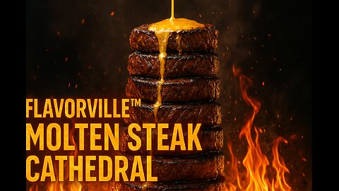 The Molten Steak Cathedral | A Tower of Flame and Butter | FlavorVille™ Cinematic Creation