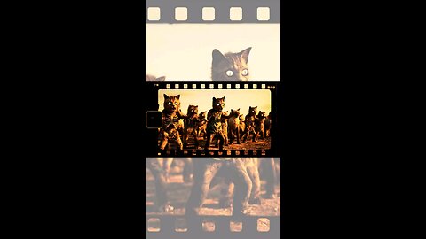 Zombie Cat Army Thriller Night Vibe